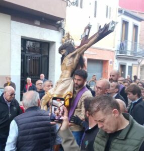 Traslado del Cristo del Salvador y la Dolorosa a la Iglesia de los Ángeles